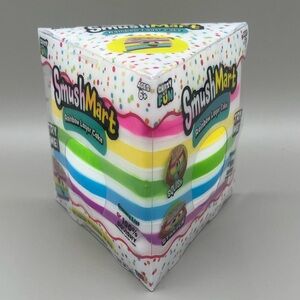 SmushMart 🌈 Rainbow Layer Piece Of Cake Squishy Toy Large Size 5”W x 4.5”H NEW 🍰